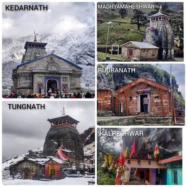 Panch Kedar Name: List of the 5 Panch Kedar Temples in Uttarakhand