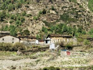 Gunji village in Uttarakhand near Adi Kailash Yatra