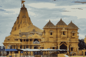 Front view of Somnath Jyotirlinga Mandir