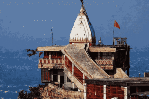 Chandi Devi Temple on hilltop in Haridwar Uttarakhand