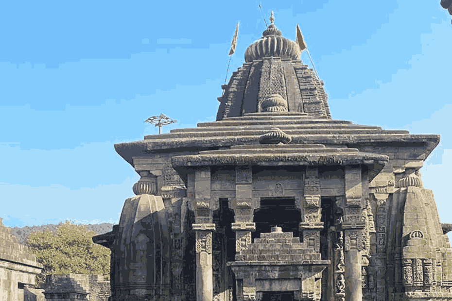 Ancient Baijnath Temple complex in Bageshwar district