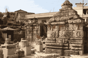 Baleshwar Temple in Champawat with detailed stone carvings