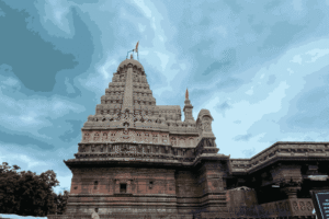 Grishneshwar Jyotirlinga temple near Ellora Caves in Maharashtra