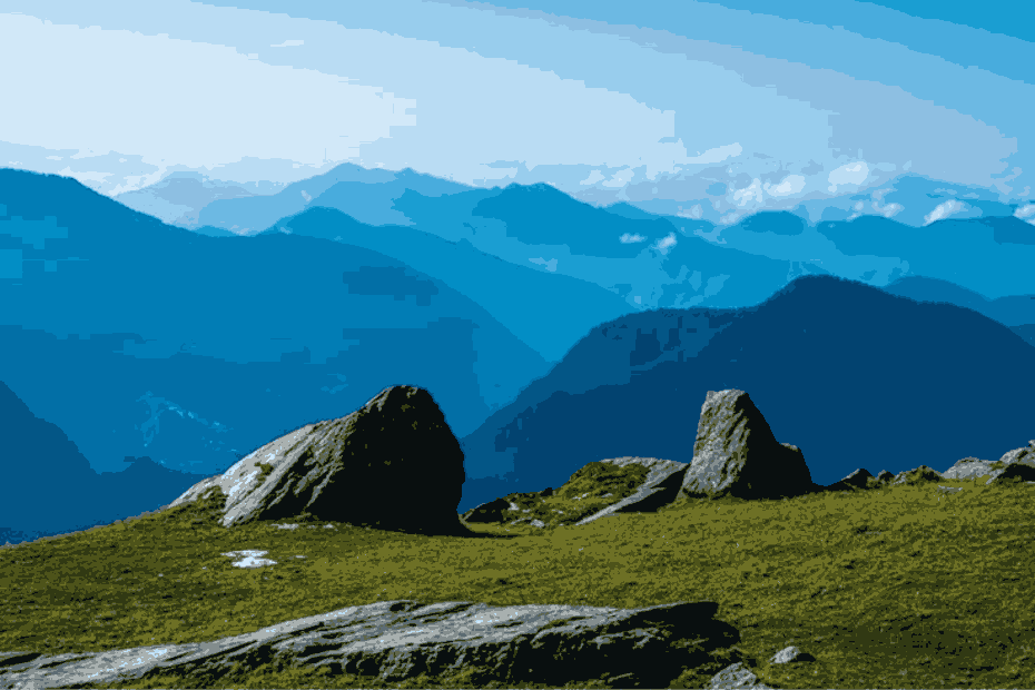 Scenic view of Munsiyari in Uttarakhand