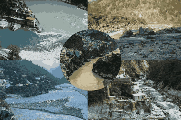 Panch Prayag sacred river confluences in Uttarakhand Himalayas